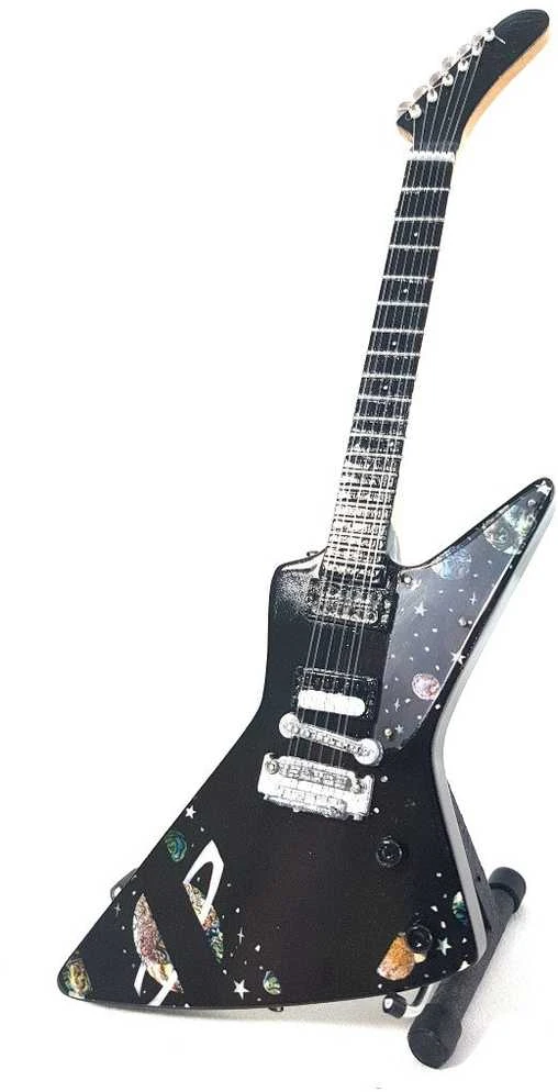 Hobilt Kolekcinė mini gitara „Scorpions“ – Matthias Jabs, mahagonas, 1:4