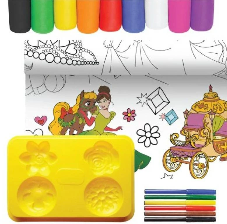 Hobilt Kūrybinis rinkinys vaikams WOOW Pasaka 4 in 1 su plastilinu
