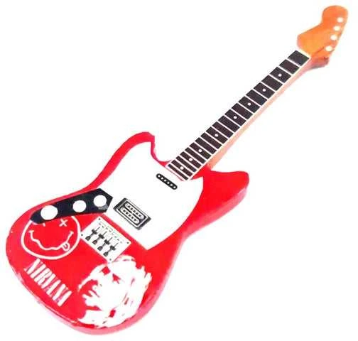 Hobilt Ikoninis Nirvana Kurt Cobain gitaros šaldytuvo magnetas – dovanai gerbėjams