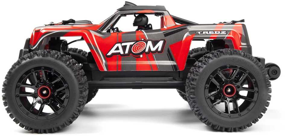Maverick Atom AT1 RC sunkvežimis 1/18, 4WD, elektrinis, raudonas