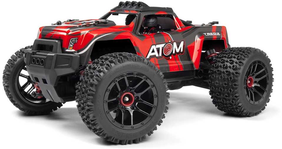 Maverick Atom AT1 RC sunkvežimis 1/18, 4WD, elektrinis, raudonas