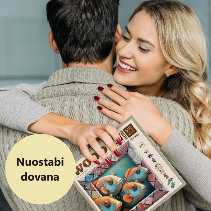 Hobilt Medinė dėlionė Mistinė alpaka – 130 gyvūnų formos detalių