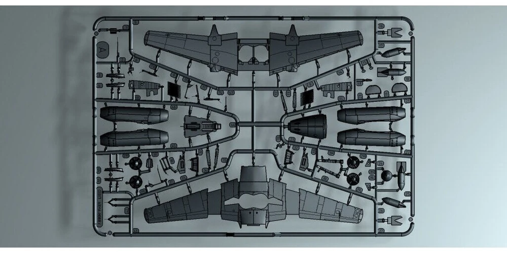 Hobilt Messerschmitt Me-262A-1a/WGr.21 plastikinis lėktuvo modelis 1/72 Arma Hobby