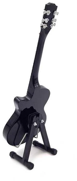 Hobilt Mini dekoratyvinė mahagoninė gitara, kolekcinė 24,5 cm, Taylor Swift gerbėjams