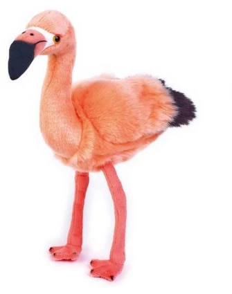 Hobilt Pliušinis flamingas, minkštas rožinis žaislas 36 cm