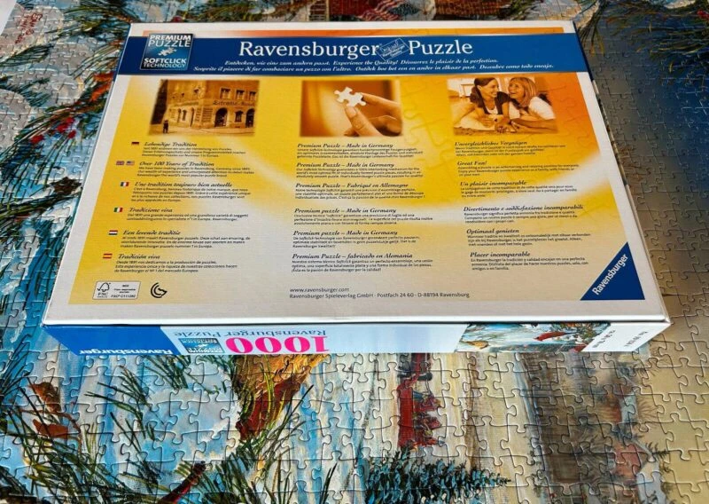 Ravensburger dėlionė Žiemos kardinolai, 1000 detalių suaugusiems