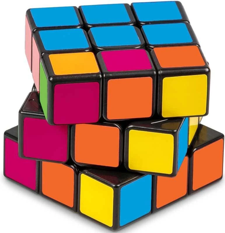 Hobilt Spalvingas Rubiko kubas – 3x3 galvosūkis vaikams ir suaugusiems
