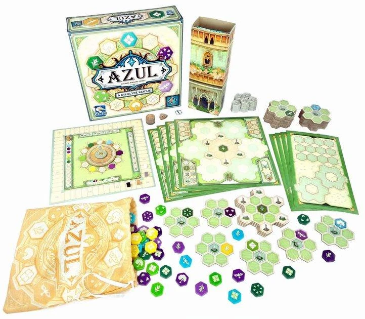 Hobilt Stalo žaidimas „Azul: Queen's Garden“ 2-4 žaidėjams