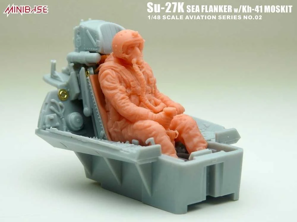 Minibase Su-27K Sea Flanker su Kh-41 Moskit, plastikinis modelis 1/48