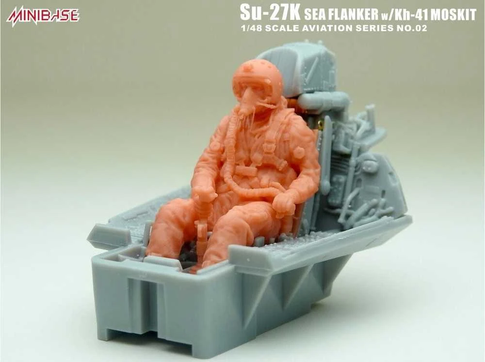 Minibase Su-27K Sea Flanker su Kh-41 Moskit, plastikinis modelis 1/48