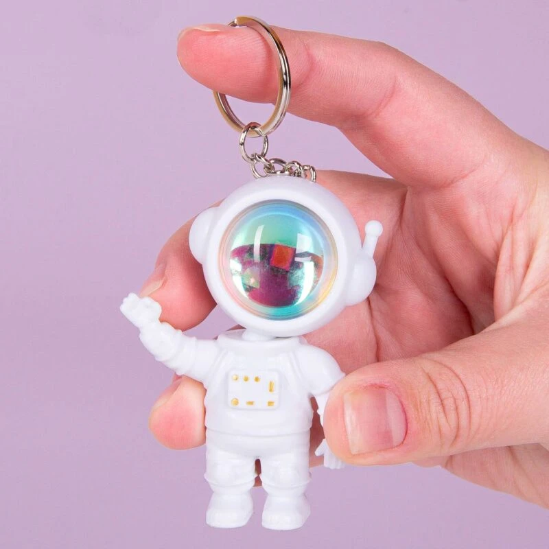 Hobilt Šviečiantis astronauto raktų pakabukas, 7 cm