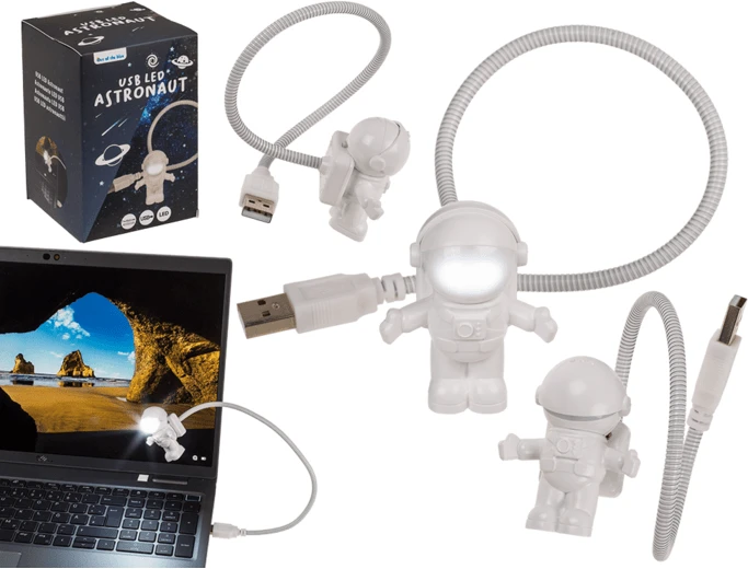 Hobilt USB astronauto lemputė nešiojamam kompiuteriui, 31 cm