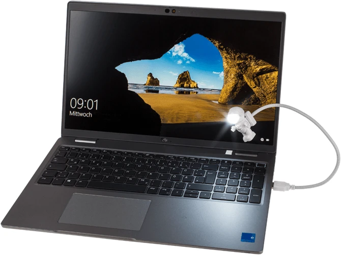 Hobilt USB astronauto lemputė nešiojamam kompiuteriui, 31 cm