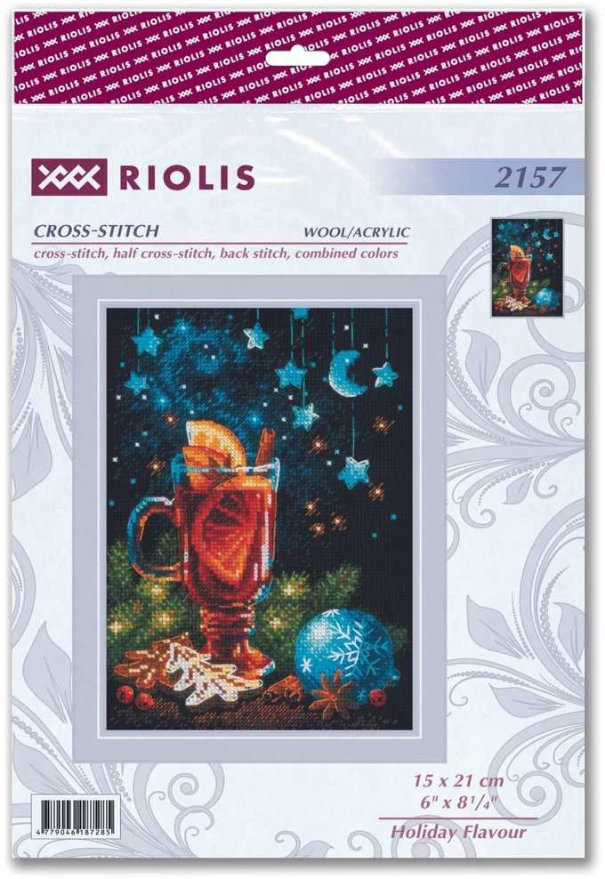 Riolis Kryželio siuvinėjimo rinkinys "Holiday Flavour" 15x21 SR2157