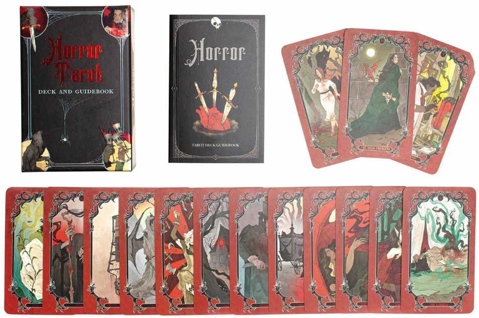 KNYGA Horror Taro Kortos Ir Vadovas Insight Editions