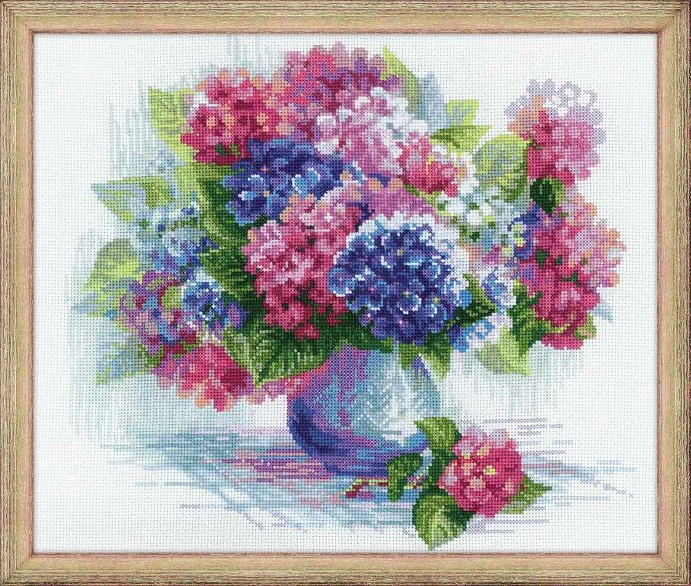 Hydrangea siuvinėjimo rinkinys iš RIOLIS Nr.: 1696