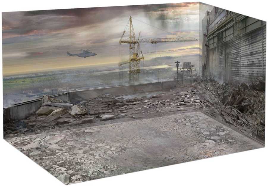 ICM Chernobyl #3 griuvėsių valytojai 1/35 plastikinis rinkinys