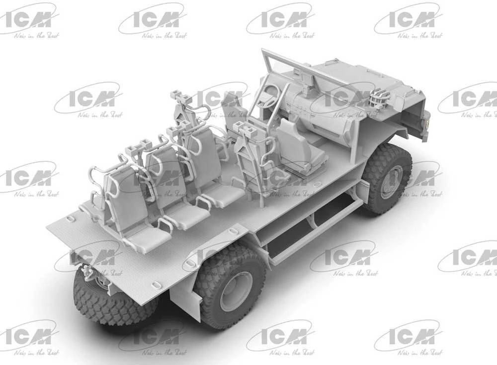 ICM Kozak-001 Ukrainos nacionalinė gvardija 1/35 modelio rinkinys 35015