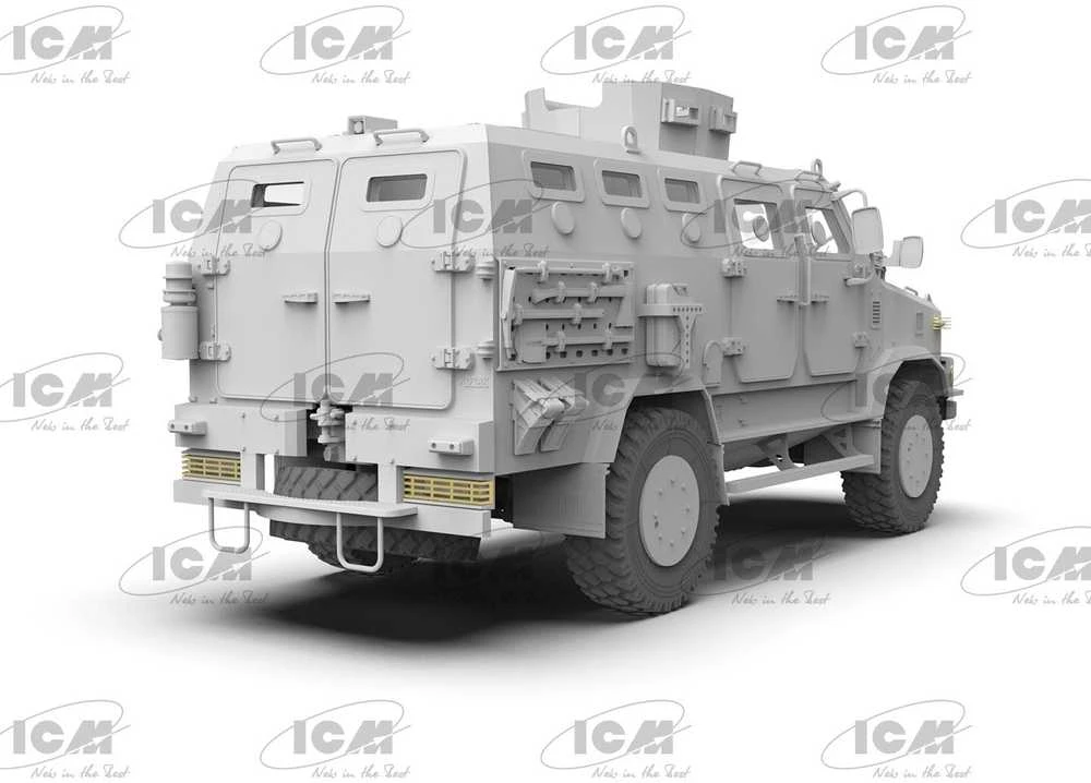 ICM Kozak-001 Ukrainos nacionalinė gvardija 1/35 modelio rinkinys 35015
