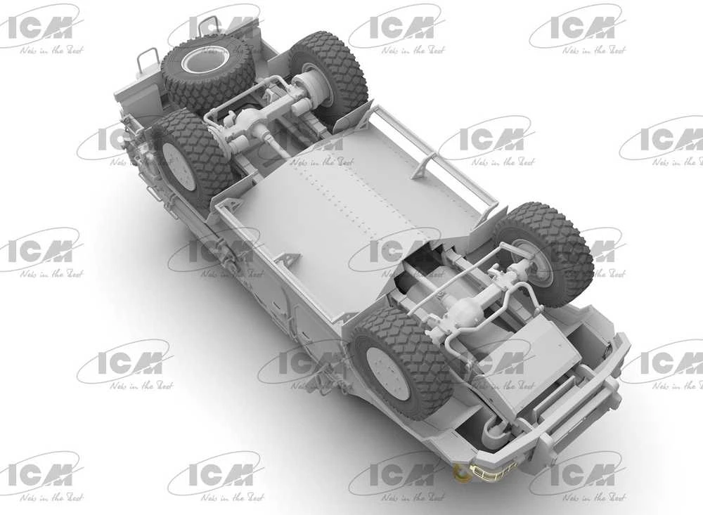 ICM Kozak-001 Ukrainos nacionalinė gvardija 1/35 modelio rinkinys 35015