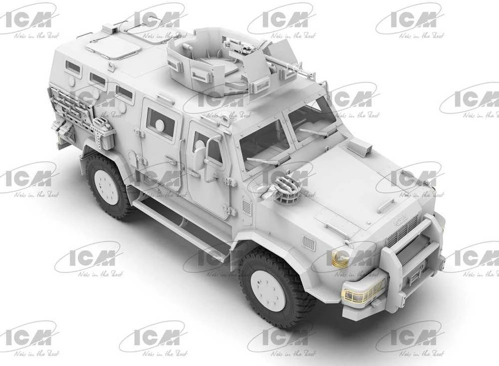 ICM Kozak-2 Ukrainos pasienio tarnyba 1/35 surenkamas plastiko modelis 35016