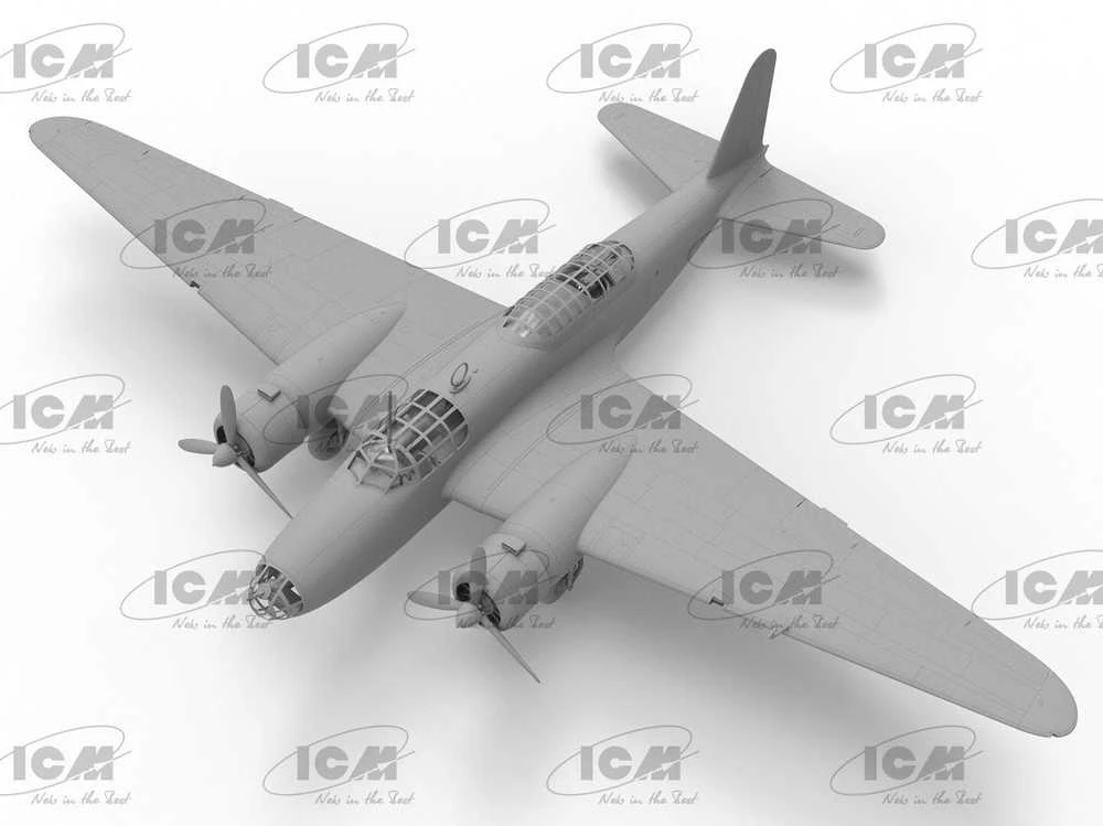 ICM Mitsubishi Ki-21 Sally 1/72 plastikinis lėktuvo modelio rinkinys 72205