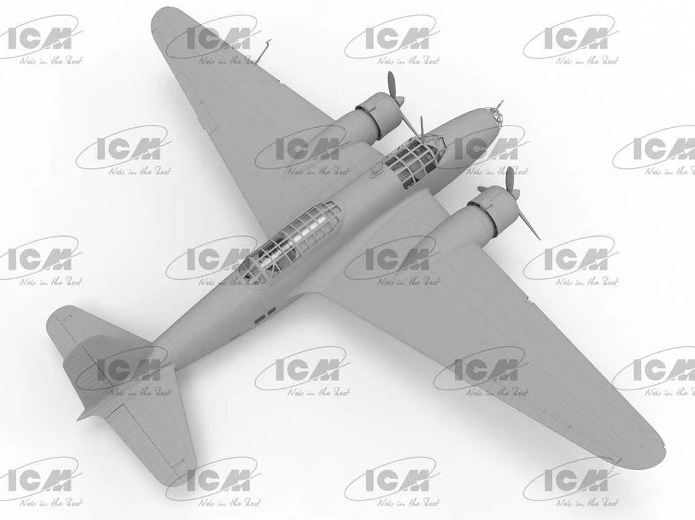 ICM Mitsubishi Ki-21 Sally 1/72 plastikinis lėktuvo modelio rinkinys 72205