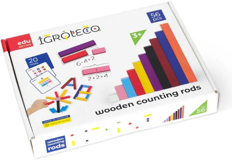 Igroteco skaičiavimo pagaliukai, 56 det.