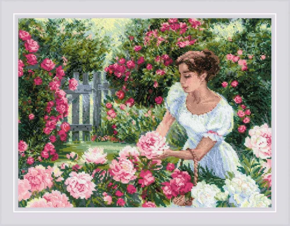 Riolis Kryželiu siuvinėjimo rinkinys Sode 40x30 SR2115
