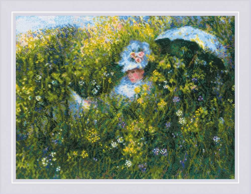 In the Meadow after C Monet’s Painting siuvinėjimo rinkinys iš RIOLIS Nr.: 1850