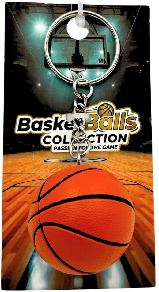 Indominiguitars Krepšinio kamuolio raktų pakabukas – dovana krepšininkui, treneriui ar fanui