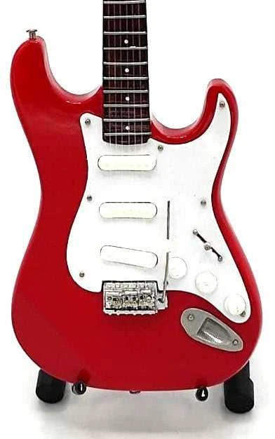 Indominiguitars Mini gitara Dire Straits Mark Knopfler, rankų darbo, mahagonas, kolekcinė dovana