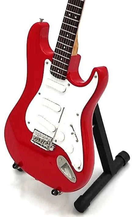 Indominiguitars Mini gitara Dire Straits Mark Knopfler, rankų darbo, mahagonas, kolekcinė dovana