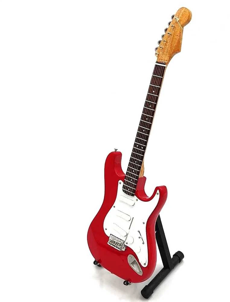Indominiguitars Mini gitara Dire Straits Mark Knopfler, rankų darbo, mahagonas, kolekcinė dovana