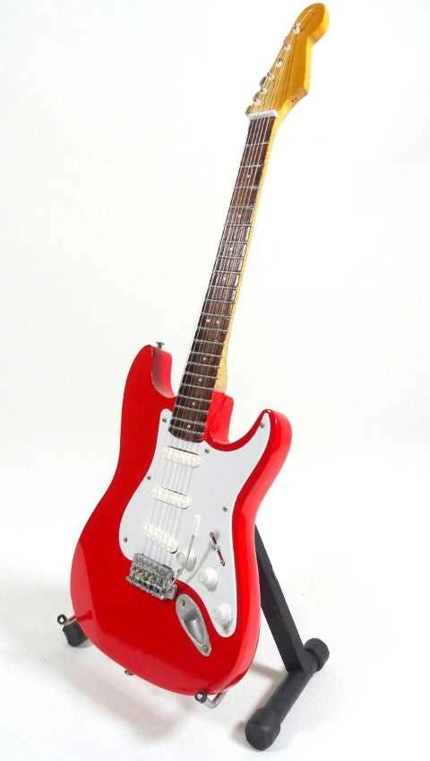 Indominiguitars Mini gitara Dire Straits Mark Knopfler, rankų darbo, mahagonas, kolekcinė dovana