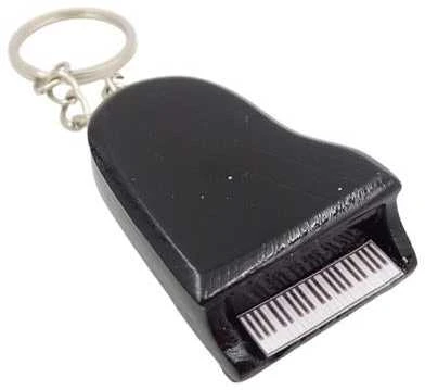 Indominiguitars Medinis raktų pakabukas Mini pianinas – stilinga dovana muzikos gerbėjams