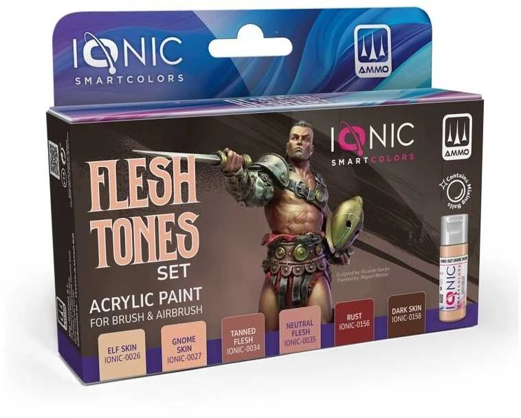 IONIC Smart Colors akrilinių dažų rinkinys Essential Skin Tones 0505