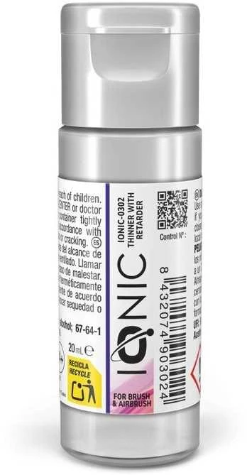 Ionic Smart Colors IONIC bekvapis akrilinių dažų skiediklis su lėtintoju, 20 ml