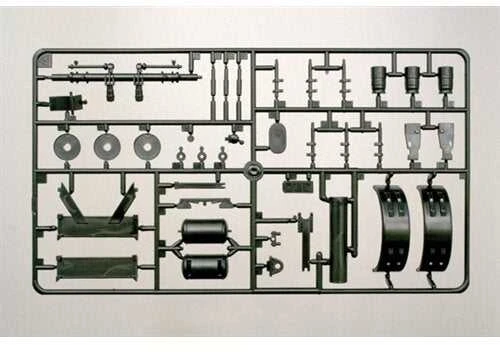 Italeri 1/24 savivarčio priekabos plastikinis surenkamas modelis