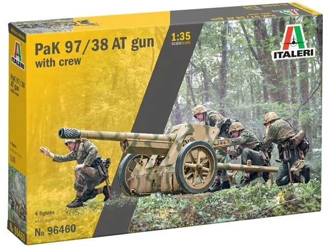 Italeri 1/35 Pak 97/38 prieštankinis pabūklas su įgula (96460)
