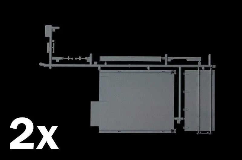 Italeri 20 ft jūrinis konteineris 1/24 – plastikinis rinkinys (3888)