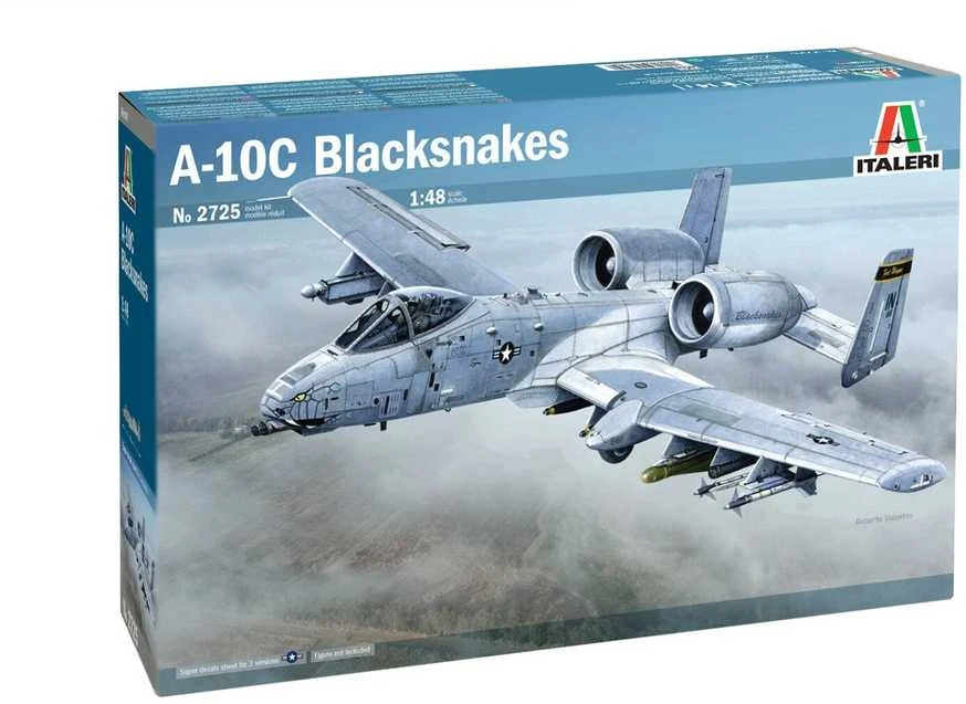 Italeri A-10C Thunderbolt II 'Blacksnakes' 1/48 surenkamas lėktuvo modelis