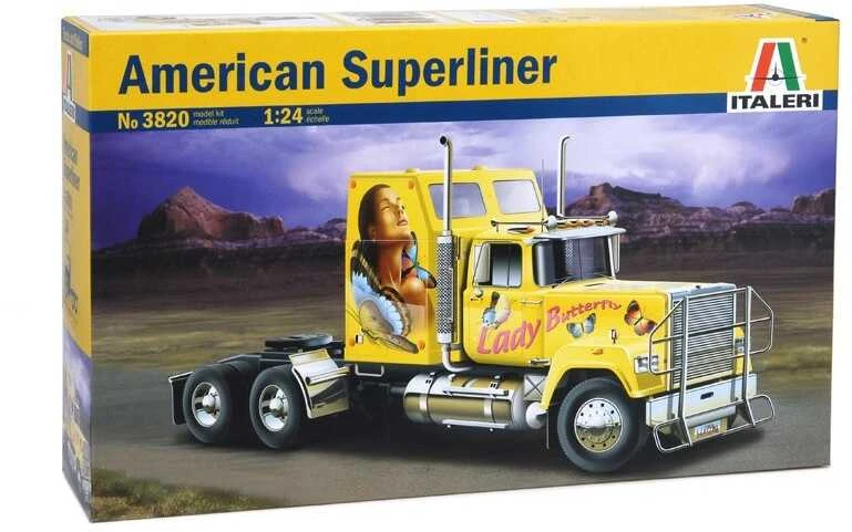 Italeri American Superliner vilkiko plastikinis modelis 1/24