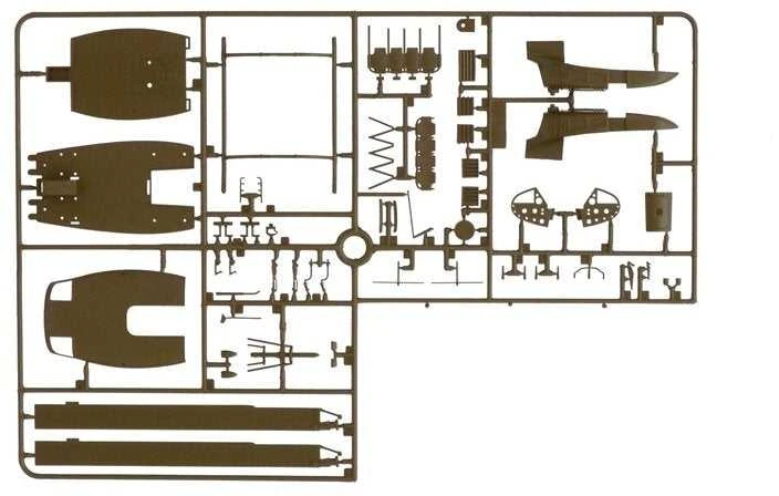Italeri Bell UH-1D Huey Iroquois 1/48 plastikinis surenkamas modelis (0849)