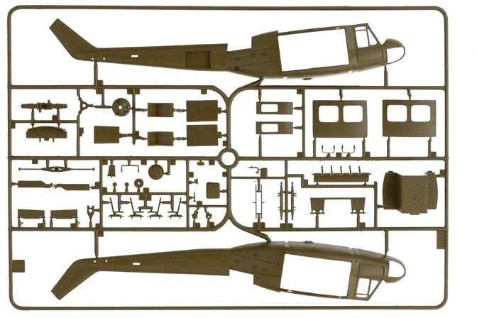 Italeri Bell UH-1D Huey Iroquois 1/48 plastikinis surenkamas modelis (0849)