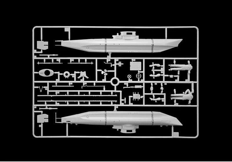 Italeri Biber nykštukinis povandeninis laivas 1/35 – surenkamas modelis