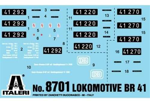 Italeri - Lokomotive BR41, 1/87, 8701