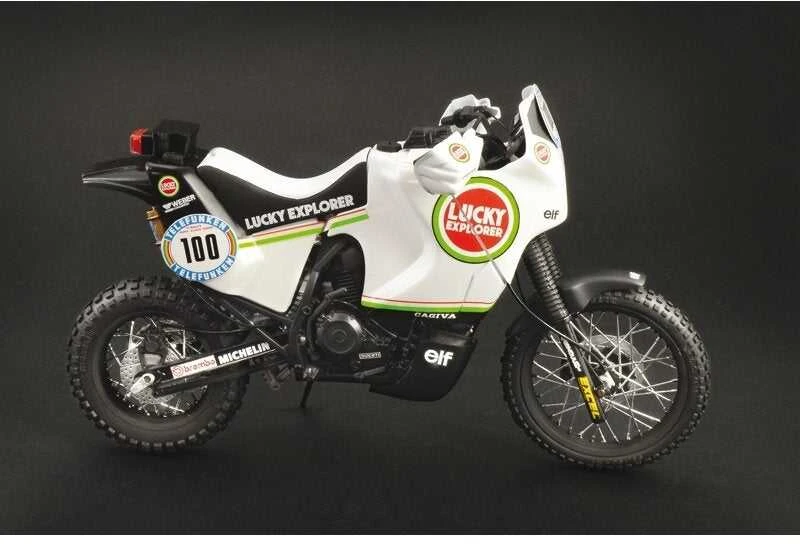 Italeri Cagiva Elefant 850 Paris-Dakar 1987 1/9 plastikinis surinkimo rinkinys