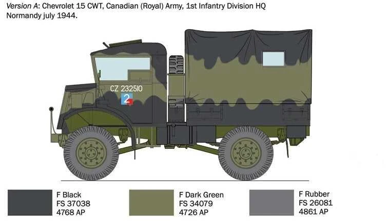 Italeri – Chevrolet 15-CWT Truck, 1/35, 0233