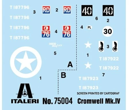 Italeri Cromwell Mk. IV tanko surenkamo modelio dovanų rinkinys 1/56 su dažais ir klijais